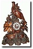C.1880, Black Forest Carved Figural Clock