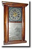 C.1839, C. and N. Jerome, Bristol, Conn. 30-hour round side clock