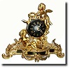 C.1870, French, Figural Clock in the style of Louis XVI.