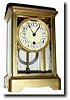 C.1890, Boston Clock Co., 8-day Crystal Regulator.