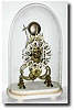 C.1900, English, Bell-at-the-Hour Skeleton Clock