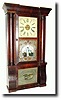 C.1860, E.N. Welch, Empire Column and Cornice mantel clock