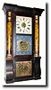 C.1860, Seth Thomas, Plymouth Hollow, Empire Column and Cornice mantel clock