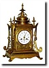 C.1890, French, Architectural form, all ormolu mantel clock