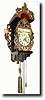 C.1988, Dutch, Reproduction Stoelklok Wall clock