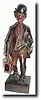 C.1930, German, Whistling Man figural clock