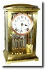 C.1915, Ansonia Clock Co., ROUEN, crystal regulator,
