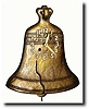 C.1935, Lux Clock Mfg Co., Waterbury, Conn., LIBERTY BELL wall clock