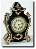 C.1900, New Haven Clock Co., New Haven, Conn. CORYDON, Enameled Iron case clock.