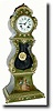 C.1890, French, Mini Tall Case clock