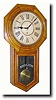 C.1915, Ansonia Regulator A wall clock in oak,