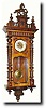 C.1910, German, Walnut Wall regulator,