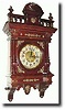 C.1890, German, Alt Deutsch style wall clock