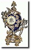 C.1890, Another French Blue Cobalt porcelain urn,