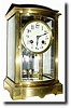C.1900, France, H and H, Bow Front crystal regulator