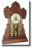 C.1910, Waterbury Pressed Oak Gingerbread clock