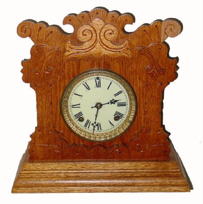 C.1904, Ansonia Clock Co., "Pulford", 8-day time/strike cabinet model mantel clock. — Antique Clocks Price Guide