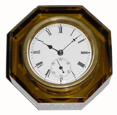 C.1891 E. N. Welch Mfg. Co., "The Jewel", 30-hour lever movement novelty timepiece. — Antique Clocks Price Guide