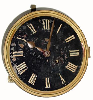C.1890 English, 8-day fusee timepiece movement with tape drive roller. — Antique Clocks Price Guide