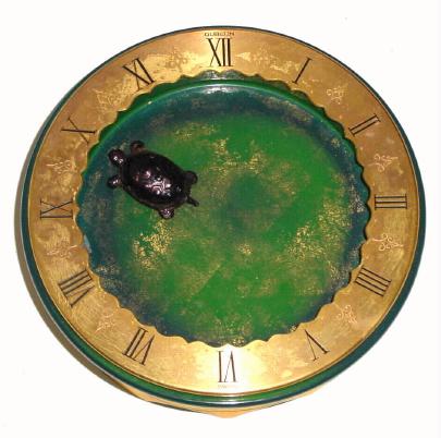 C.1955 Gubelin, Swiss, mystery Turtle timepiece. — Antique Clocks Price Guide