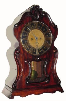 C.1880, English, 2-fusee movement bracket clock 8-day time and strike on a large bell. — Antique Clocks Price Guide