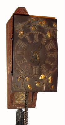 C.1810, Dutch, Stuhl clock movement, 30 Hour, time and strike, with crown verge escapement, and rectangular dial with applied brass decorations. — Antique Clocks Price Guide