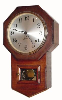 C.1925, Sessions Clock Co., "Kitchlok", 8-day time and strike wall clock. — Antique Clocks Price Guide