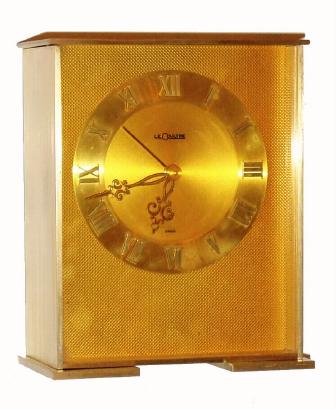 C.1960, Swiss, LeCoultre, 8-day alarm timepiece serial No. 2040. — Antique Clocks Price Guide