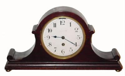 C.1910 French, tambour mantel timepiece, for Tiffany and Co., 8-day. — Antique Clocks Price Guide