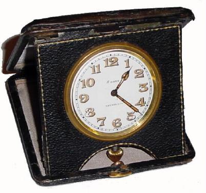 C.1930, Concord Watch Co., Switzerland, 8-day travel timepiece. — Antique Clocks Price Guide
