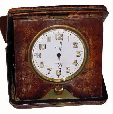 C.1930, Concord Watch Co., Switzerland, 8-day travel timepiece. — Antique Clocks Price Guide
