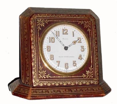 C.1930 Swiss, 8-day travel or desk timepiece. — Antique Clocks Price Guide