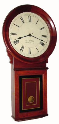 C.2003, Wayne Cline, Bowling Green, KY, copy of the Howard No. 70 timepiece with the 16" dial (middle of 5 sizes) 8-day, weight driven. — Antique Clocks Price Guide