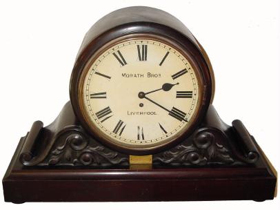 C.1905 (dated), German for English Presentation, Giant Tambour clock, fusee movement. — Antique Clocks Price Guide
