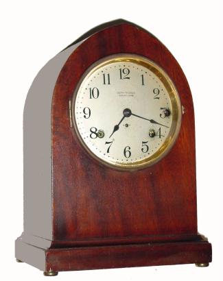 C.1911, Seth Thomas Clock Co., "Chime Clock No. 14", 8-day quarter chime on 5 bells sonora chime mantel clock, playing ST version of Westminster tune. — Antique Clocks Price Guide