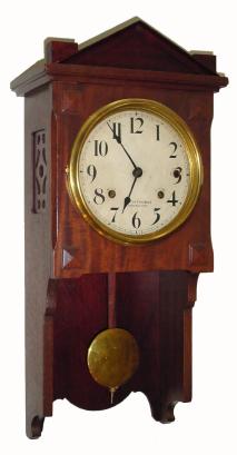 C.1914, Seth Thomas Clock Co., "Chime Clock No. 101", rare, 4-bell Sonora chime wall clock. — Antique Clocks Price Guide