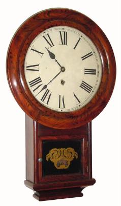 C.1880, Welch, Spring and Co., "Round Top Regulator", 8-day spring driven, wall timepiece. — Antique Clocks Price Guide