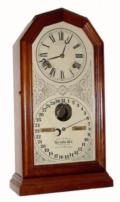 C.1880, Ithaca No. 11, Octagon, double dial perpetual calendar. — Antique Clocks Price Guide