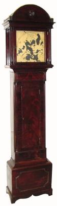 C.1850, English, Astro Dial Tall case timepiece. — Antique Clocks Price Guide