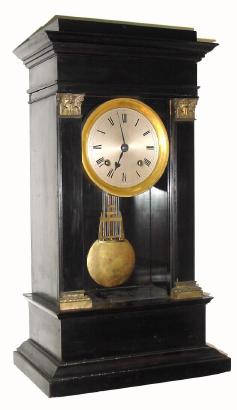 C.1780, French, Roquelon A Paris, Arachitectural mantel clock 8-day time/strike. — Antique Clocks Price Guide