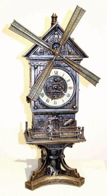 C.1890, French, Windmill Automaton. — Antique Clocks Price Guide