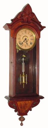C.1870 F. Kroeber, "Regulator No. 31", 8-day time/strike wall clock. — Antique Clocks Price Guide
