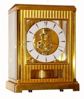 C.1956, LeCoultre, "Atmos" 15-jewel perpetual never-wind mantel timepiece serial No. 62611. — Antique Clocks Price Guide