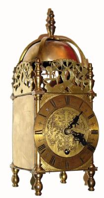 C.1937 (dated) English, Davall, London, 8-day lantern timepiece, with passing strike. — Antique Clocks Price Guide