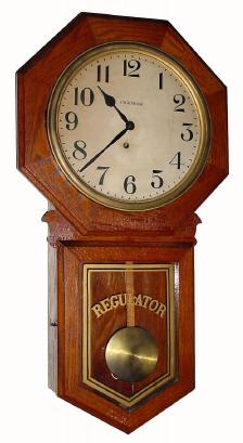 C.1920, E. Ingraham and Co., "Boston", 8-day schoolhouse timepiece, in excellent original condition. — Antique Clocks Price Guide