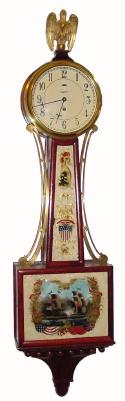 C.1925, Chelsea Clock Co., "Willard Banjo", 8-day wall timepiece, serial No. 168210. — Antique Clocks Price Guide