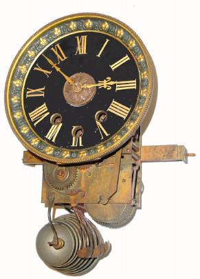 Movement only, C.1890, French, 8-Bell, Whittington tune, quarter chiming, 8-day. — Antique Clocks Price Guide