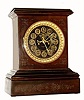 C.1883, Ansonia Clock Co., "Marbleite No. 1" 8-day time/strike hard rubber mantel clock. 