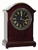 C.1900 French, mahogany mantel clock 8-day time/ and gong strike. 