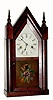 C.1854, Ansonia Clock Co., Steeple clock, 30-hour time/strike. 